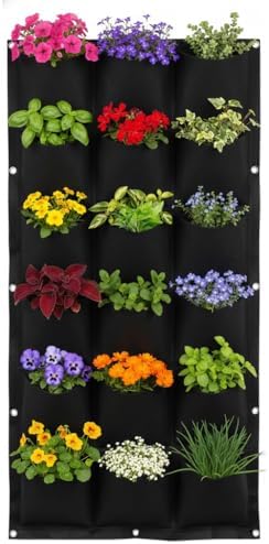 WFIST Vertical Hanging Planter Bag, Breathable Felt Wall Garden Planter by WFIST
