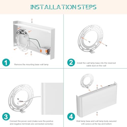 Modern Indoor 5CCT LED Wall Sconce, 1 Pack - Image 5
