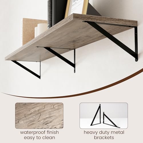 Axeman 12 Inch Deep Floating Shelves - Image 5