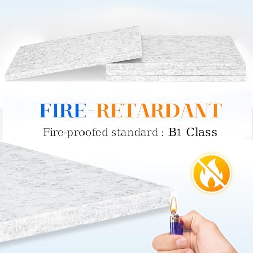 DOLLAR BOSS Felt Cork Board Tiles 4 Pcs 12"x12" Bulletin Board, Light Grey - Image 6