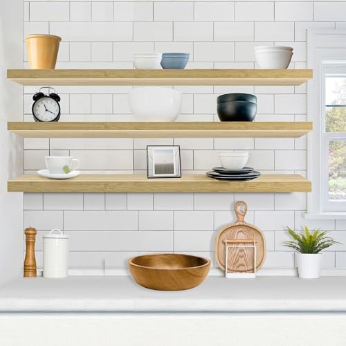 Sorbus Floating Shelves for Wall Storage - Image 2