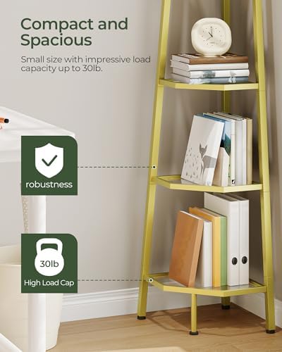 CHOEZON 5-Tier Corner Shelf, 59.6” Corner Storage Stand, Floorstanding Dispaly - Image 7