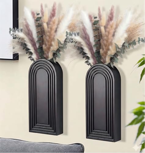 Modern Wall Vase Set of 2 - Image 4