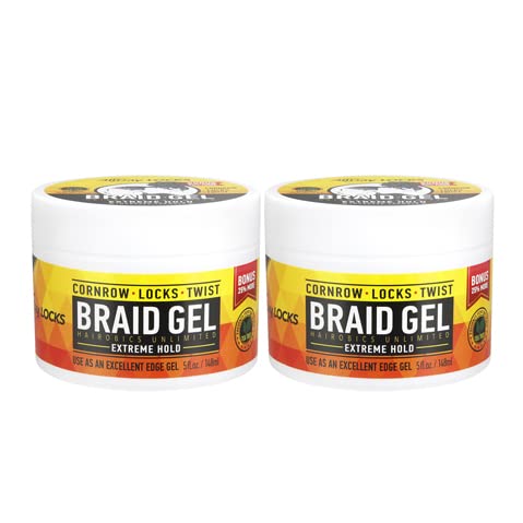 AllDay Locks Braid Gel 5oz, 2-pack (DISCONTINUED)