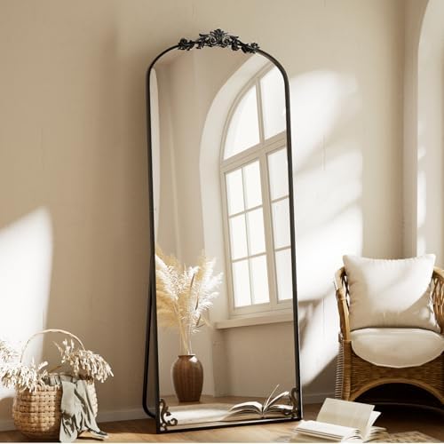 BEAUTYPEAK 56" x 21" Baroque Arch Full-Length Mirror - Image 7