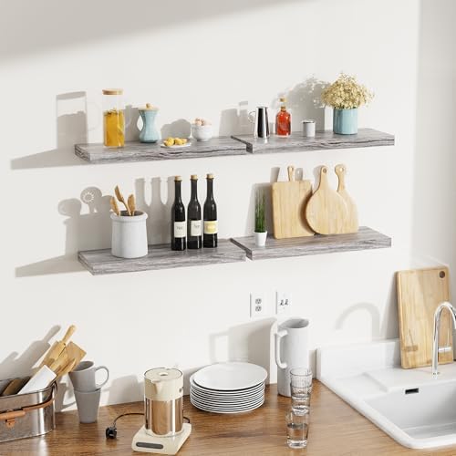 Bellsal Floating Shelves for Wall, Living Room, Bathroom Storage, Book Shelfs - Image 5