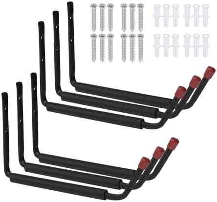 6 Pack Garage Hooks Heavy Duty, Utility Steel Hooks by CRXCRC