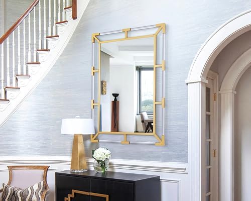 Chende Gold Wall Mirror for Decor - Image 6