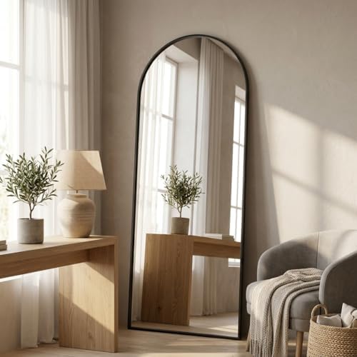 57"x18" Floor Mirror Full Length, Arched Full Length Mirror - Image 5