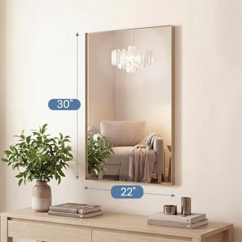 DUMOS 22"x30" Wall Mirror, Bathroom Mirrors - Image 2
