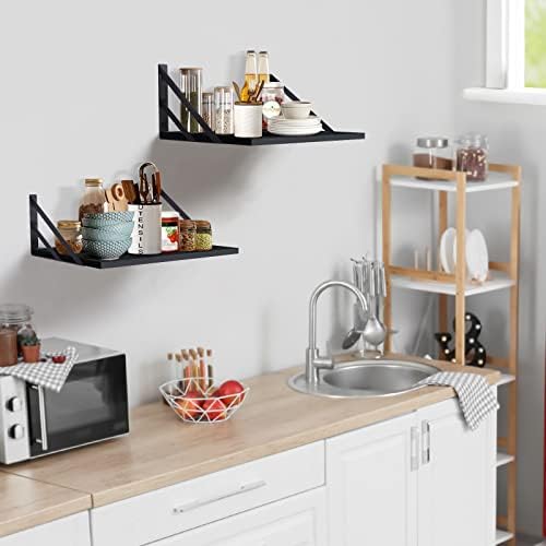 Tectocker-DOU 2 Pc Deep Floating Wall Shelves, Heavy Duty - Image 6