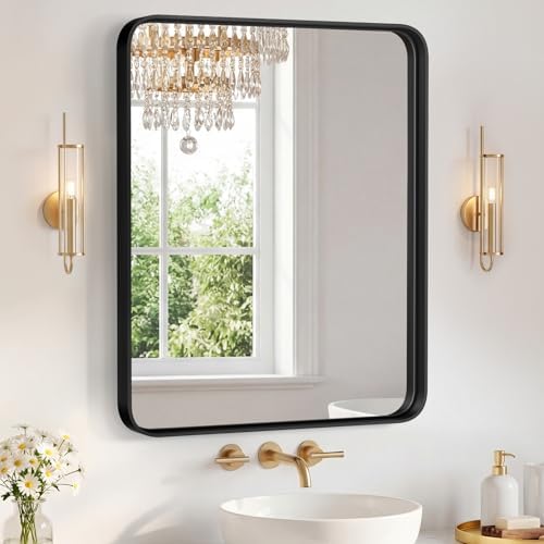 Sweetcrispy Bathroom Mirror 36x30 Inch, Vanity Mirror by Sweetcrispy