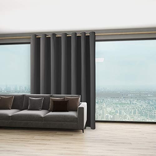 BONZER Extra Wide Room Divider Curtain Total Privacy Wall Grommet Top - Image 6