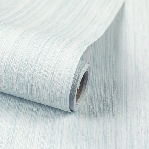 Faux Grasscloth Wallpaper Peel and Stick Linen Textured 15.7in x 196.85in by MANONIRIA