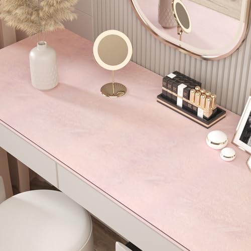 CHIHUT 12''x100'' Light Pink Felt Fabric Velvet Flocking Liner - Image 3