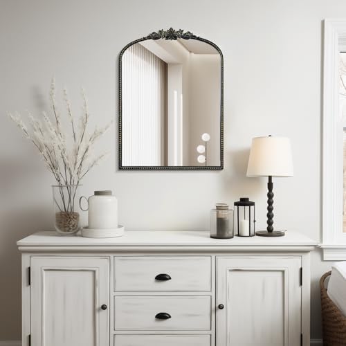WallBeyond Black Vintage Mirror - Image 2