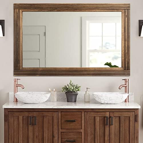 YOSHOOT Hand-Made Wooden Spliced Wall Mirror by YOSHOOT