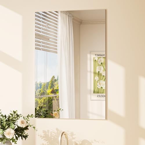TETOTE Frameless Mirror 20" x 30" Bathroom Mirrors by TETOTE
