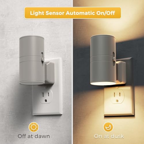 L LOHAS LED Night Light Plug in, Night Lights Plug into Wall, Light Sensor - Image 3