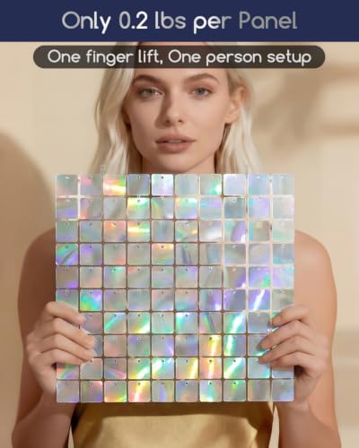 COKAOBE LiteGrid Series Shimmer Wall Backdrop - Image 3