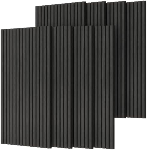 TONOR 8-Pack Wood Slat Panel, Acoustic Panels by TONOR