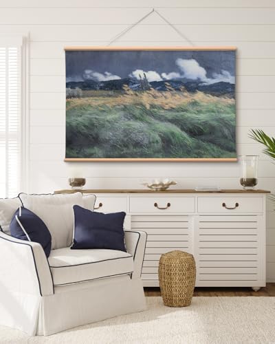 VIYYIEA Extra Large Canvas Wall Art, 36x54 Inch Impressionist Landscape Painting - Image 4