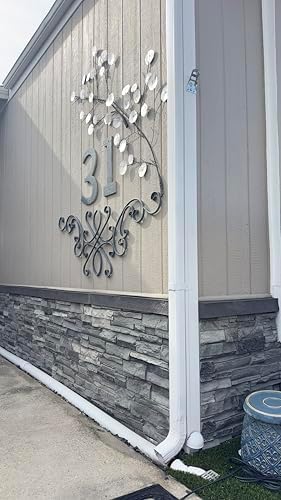 2-Pack Faux Stone Wall Panels, PU Stone Veneer - Image 2