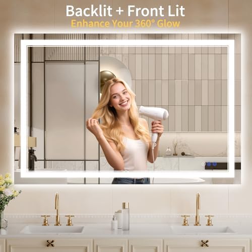 32"x48" LED Bathroom Mirror - Image 2