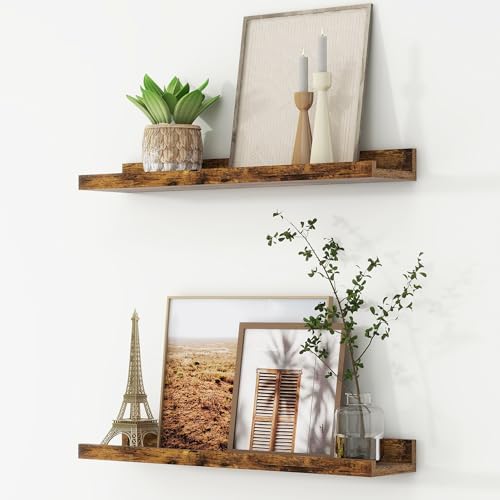 Picture Ledge Shelf, Floating Shelves by FLYJOE