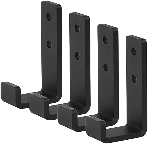 4 Pack Heavy Duty J Hook, Steel Wall Mount Garage Hanging Bracket by OTTFF