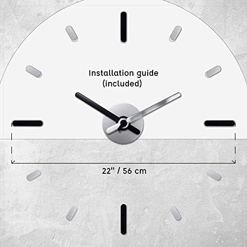 Presentime Large Frameless DIY Wall Clock - Image 5