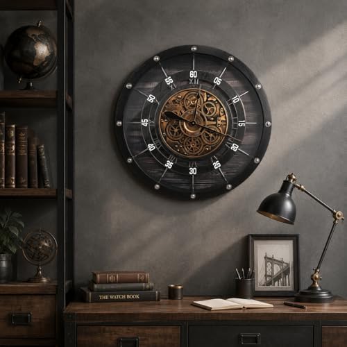 HOIBAI 30" Large Wall Clock - Image 2