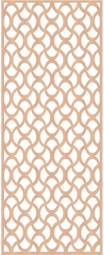 Resort Decorative Pierced Fretwork Wood Wall Panels, 27 3/8"W x 69 3/8"H x 1/4"T - Image 2