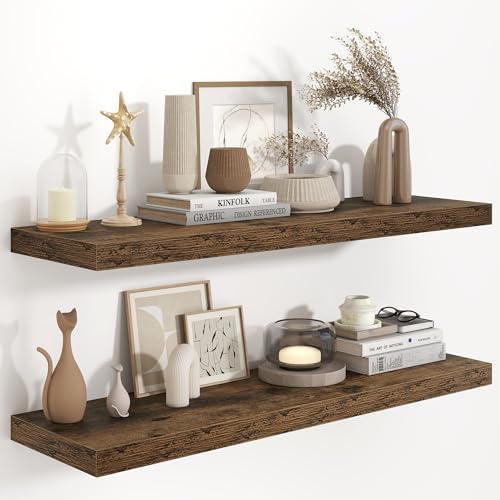 Fun Memories 40" W x 9.3" D Floating Shelves by FunMemories