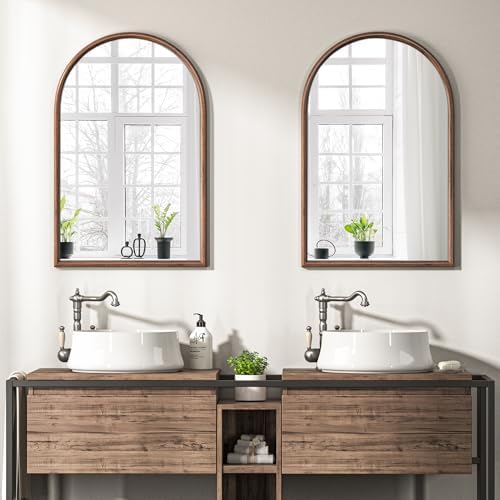 24"x36" Arch Wall Mirror for Wall, Wall Mounted Vanity Mirror for Bedroom - Image 2
