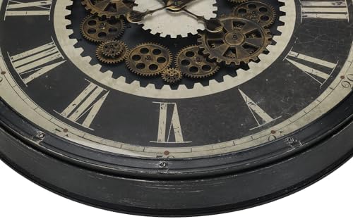 Monarch Specialties I 9031 Clocks, Gear Mechanism, Wall Clock - Image 4