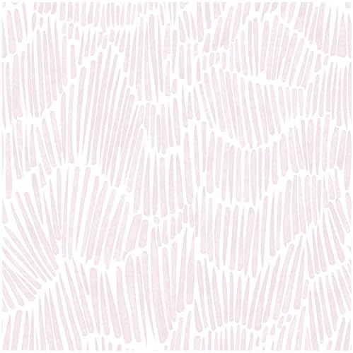 Theper Pink Peel and Stick Wallpaper Striped Contact Paper Boho 17.3"×590" by Theper