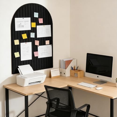 Large Arched Felt Bulletin Board, Sized 36" x 24" - Image 4