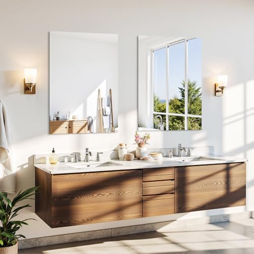 CILIBER 2-Pack 24x36 Inch Frameless Mirrors - Image 2