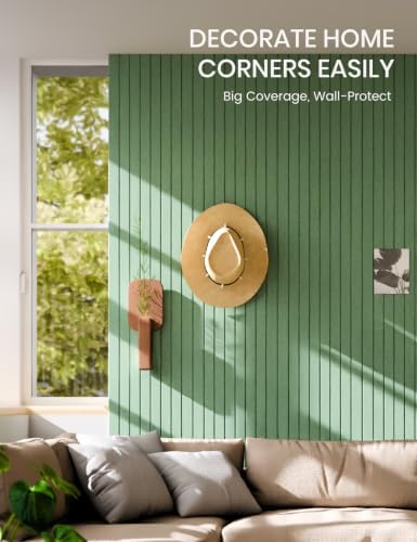 Fluxynara 36" x 24" Large Felt Bulletin Board，Botanical Green - Image 3