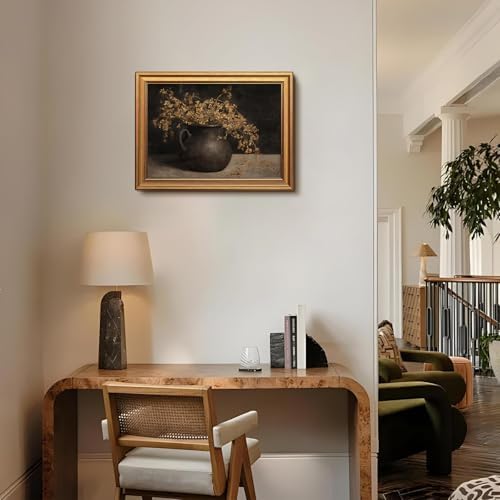 Vintage Gold Framed Dark Academia Wall Art, 8x10 Inch - Image 6
