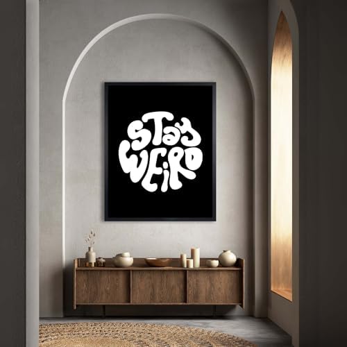 InkFlow Posters Stay Weird Canvas Poster - Image 4