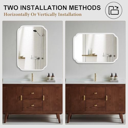 Ferytange White Bathroom Mirror - Image 5