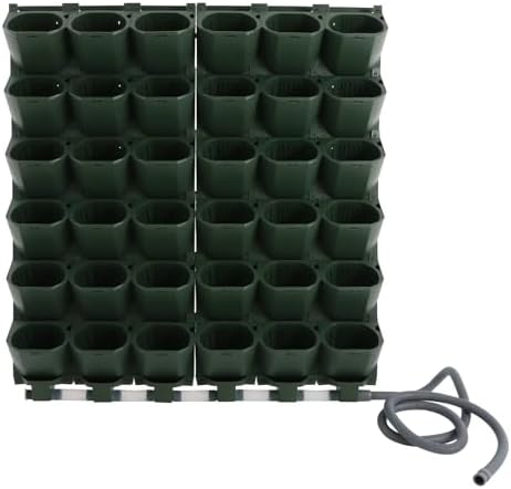 Self Watering Planters with Timer and Rain Sensor, 36-Pocket Wall Mounted - Image 2