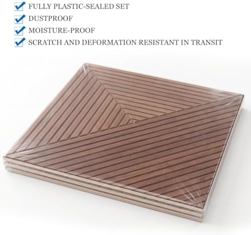 Acoustic Wall Panels 24x24 Inch 12pack Decorative Peel and Stick Wall Tiles - Image 7