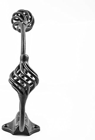 Renovators Supply Manufacturing Birdcage Double Wall Hook, Wrought Iron Black - Image 7