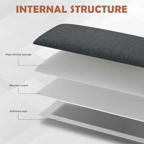 IFNOW Wall Mounted Headboard, Peel and Stick Panels - Image 3