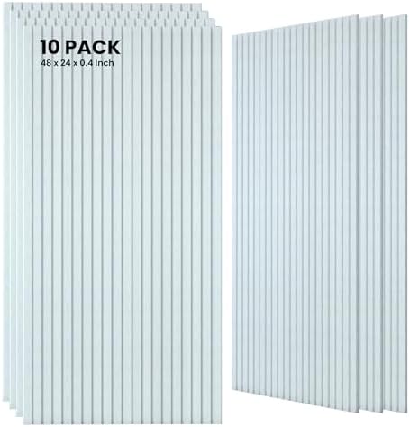 TO-TH Sound Proof Panels High-Density Sound Absorbing Panel 10 Pack by TO-TH