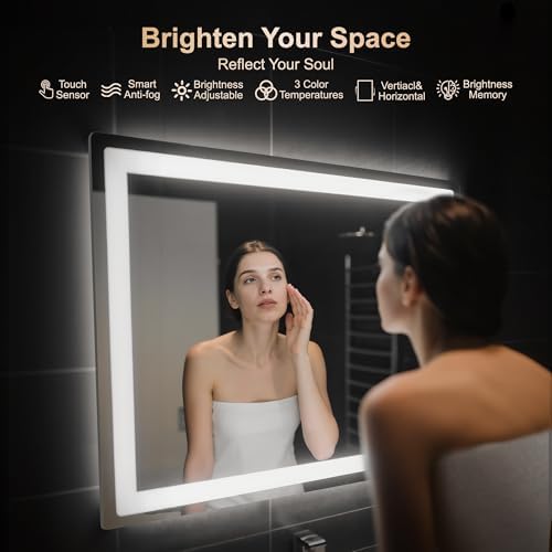 Delma 30x40 LED Bathroom Vanity Mirror - Image 2