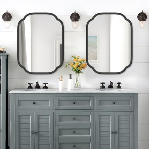 Ferytange Black Bathroom Mirror - Image 3